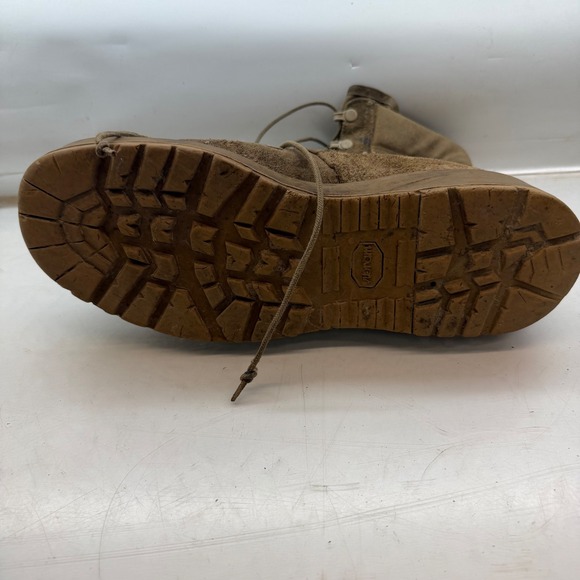 Hot Weather Army Combat Boots Mens 13 R Tan Suede Vibram Sole SPM1C1-13-D-1017 main image 10